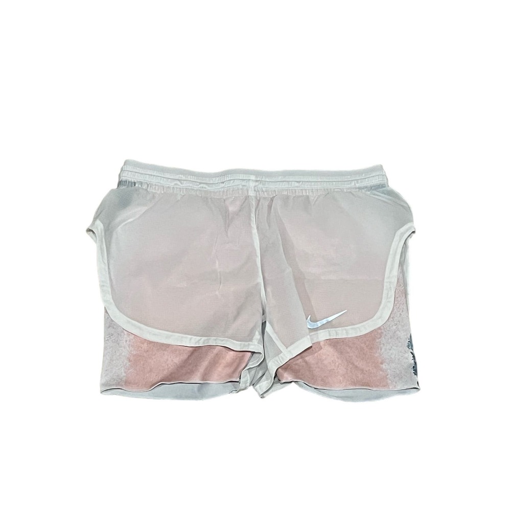 Women's Nike Shorts Pink and Gray, Built-in biker‎ shorts, XS, #525-S